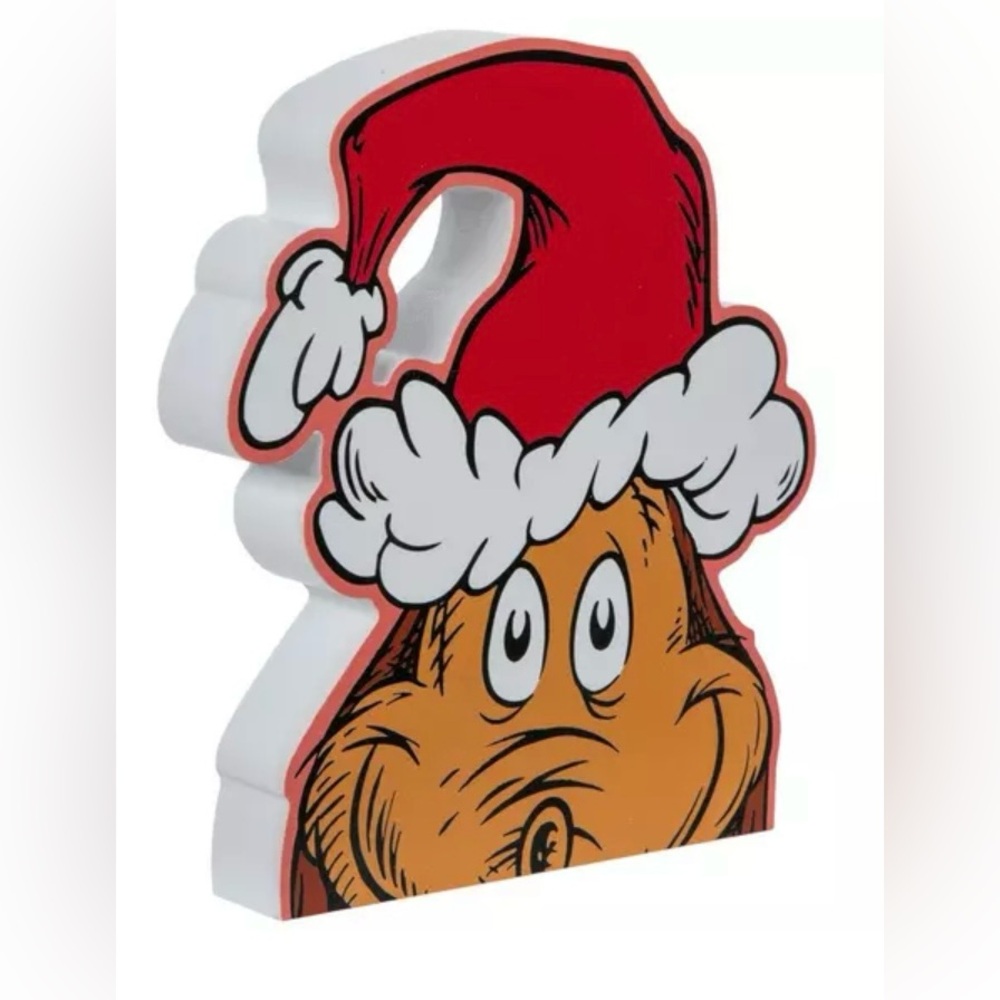 Dr. Seuss The Grinch Max The Dog Christmas Wood Decor